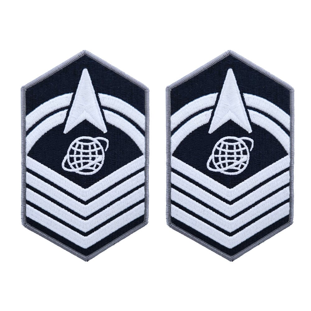 Space Force Embroidered Chevron Enlisted Rank - Large Size Rank 86099