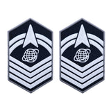 Space Force Embroidered Chevron Enlisted Rank - Large Size Rank 86099