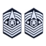 Space Force Embroidered Chevron Enlisted Rank - Large Size Rank 86101