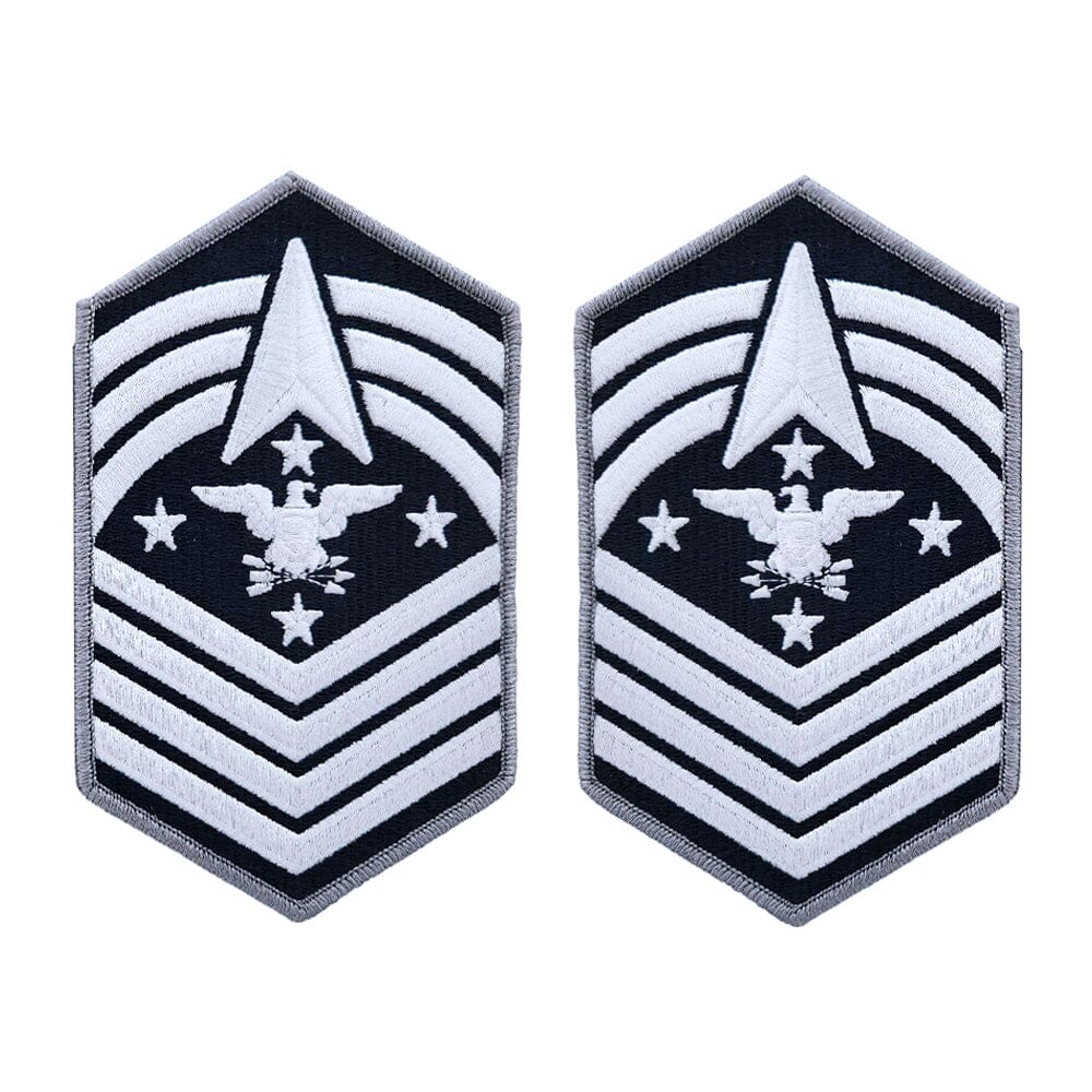 Space Force Embroidered Chevron Enlisted Rank - Large Size Rank 86102