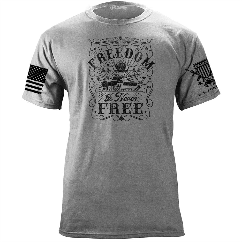 Freedom is Never Free Graphic T-shirt Shirts 55.510.HG.BK