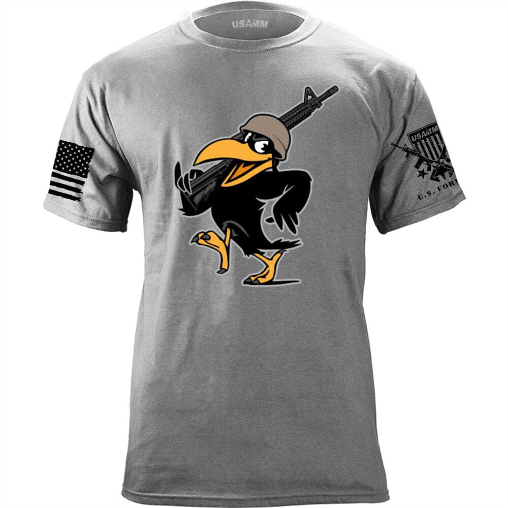 Cartoon Crow Soldier T-Shirt Shirts 56.025.HG