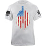 Spartan Distressed US Flag T-shirt Shirts YFS.3.004.1.WTT.1