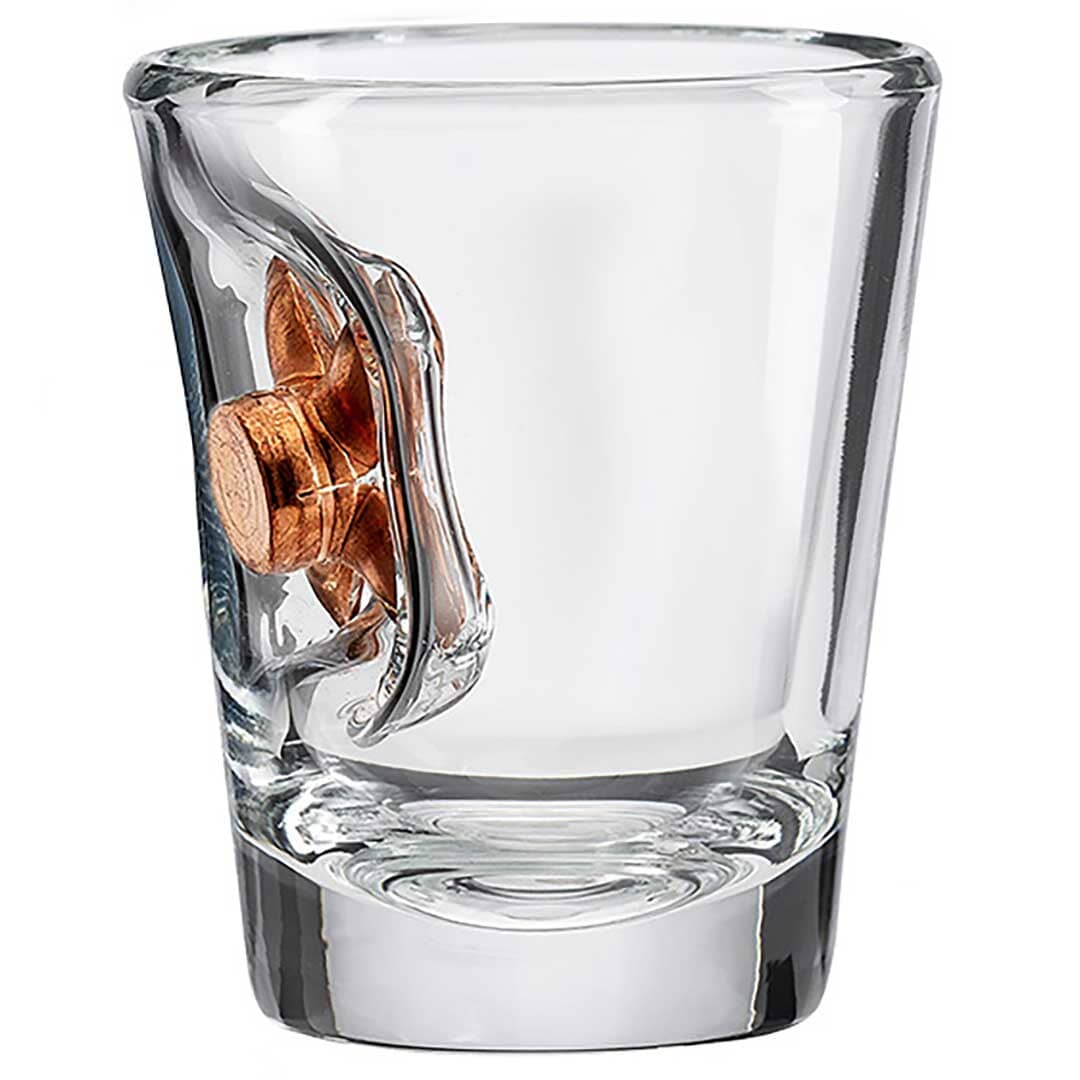 BenShot Shot Glass - 2oz Handmade Glass SG1000-45ACP-EXP