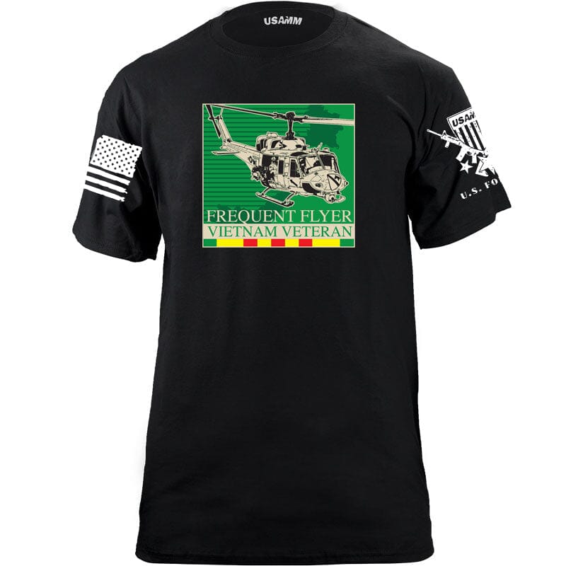 Vietnam Frequent Flyer Tshirt Shirts 56.871 Vietnam Frequent Flyer BK