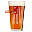 Patriotic Pint Glass - 16oz Handmade Glass PG13-Pat