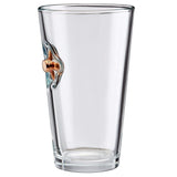 BenShot Pint Glass - 16oz Handmade Glass PG1X00