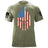 Spartan Distressed US Flag T-shirt Shirts YFS.3.004.1.MGT.1