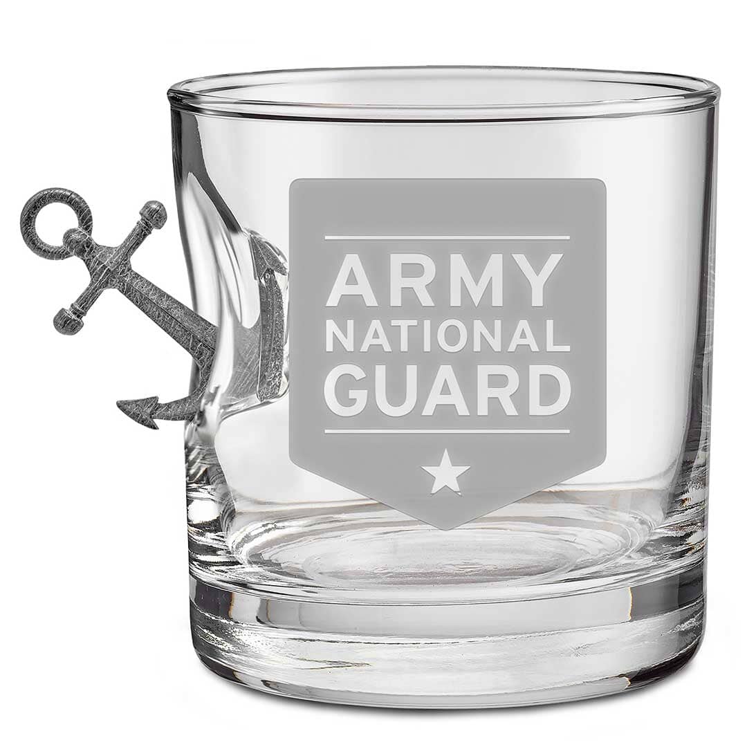 US Military Glasses Handmade Glass RG10-NationalGuard-Anchor