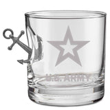 US Military Glasses Handmade Glass RG10-Army-Anchor