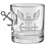 US Military Glasses Handmade Glass RG10-Navy-Anchor