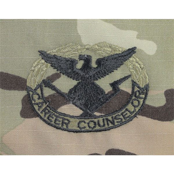 MultiCam/Scorpion (OCP) Army Career Counselor Embroidered Badge Badges 