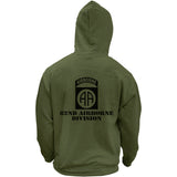 Army 82nd Airborne Subdued Pullover Hoodie Hoodie 19.386