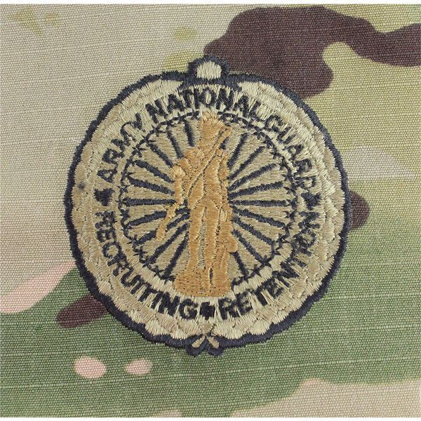 MultiCam/Scorpion (OCP) Army National Guard Recruiting and Retention Embroidered Badges Badges 1900