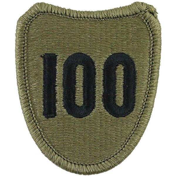 100th Division Training USAR Multicam (OCP) Patch Patches and Service Stripes 