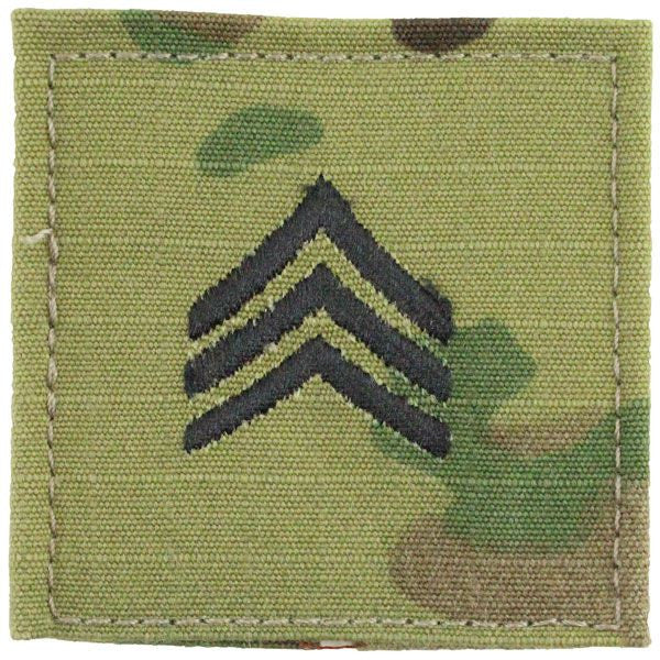 Army OCP 2 x 2 Sew-On Blouse Ranks - Officer & Enlisted Rank 1941