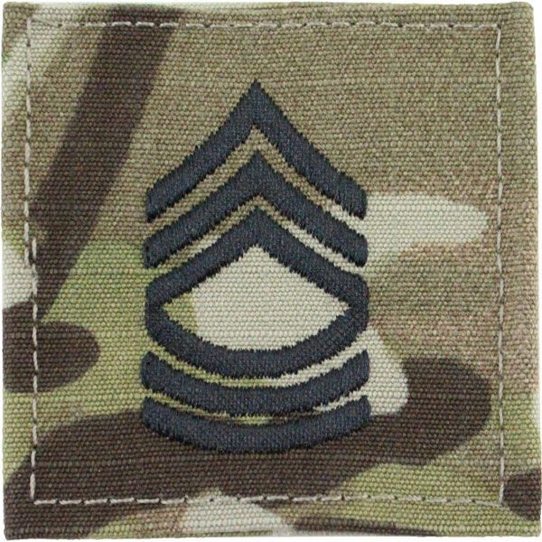 Army OCP 2 x 2 Sew-On Blouse Ranks - Officer & Enlisted Rank 1944