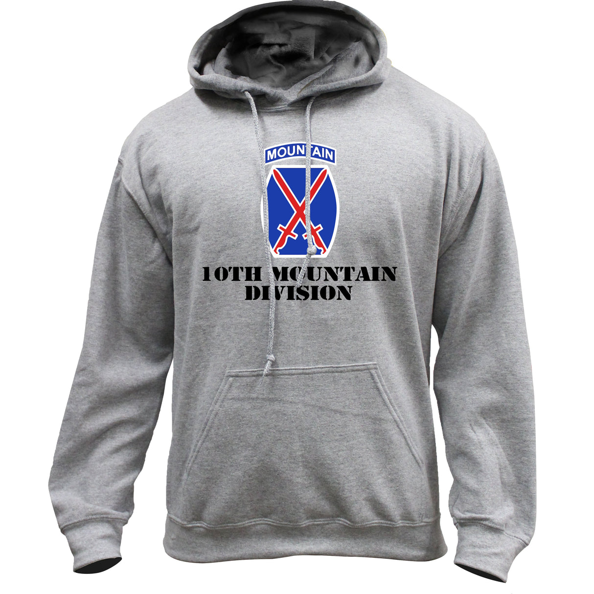 Army 10th Mountain Division Full Color Pullover Hoodie Hoodie 20.441