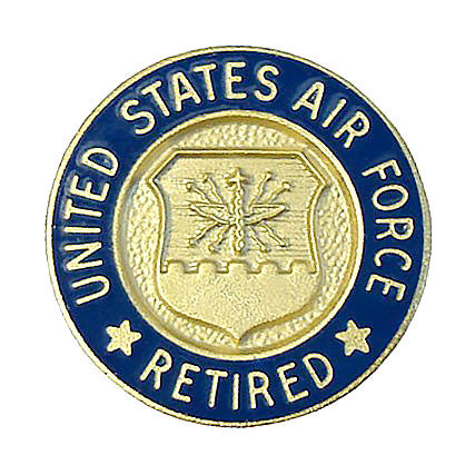 Air Force Retired Lapel Pin Lapel Pins 