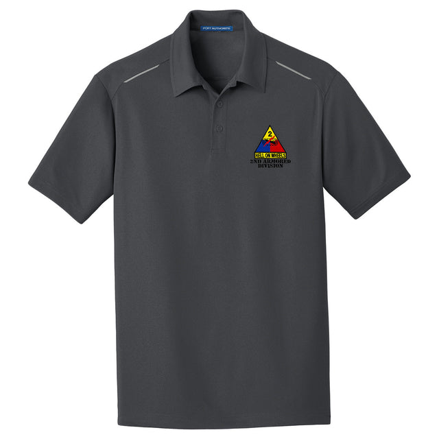 2nd Armored Division Performance Golf Polo Shirts 37.076