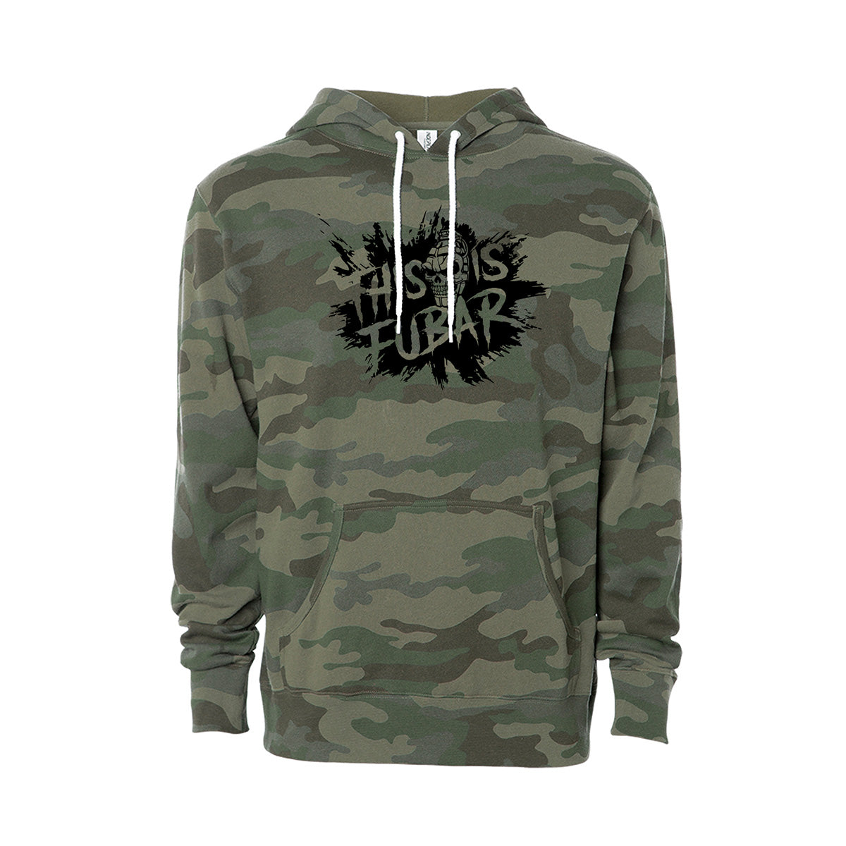 This Is FUBAR Splat Pullover Hoodie Hoodie 37.816.FC.BK