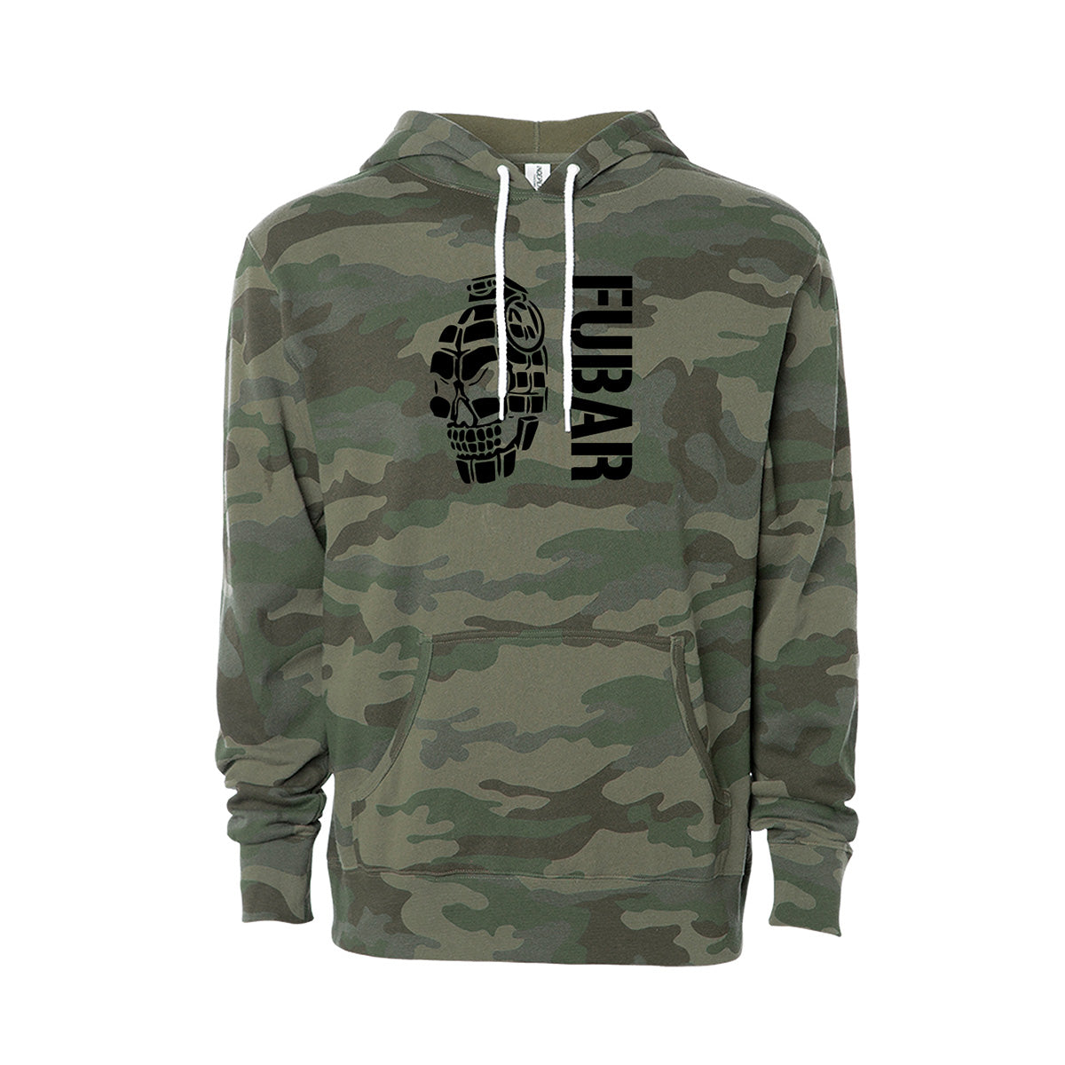 FUBAR Skull Grenade Pullover Hoodie Hoodie 37.821.FC.BK