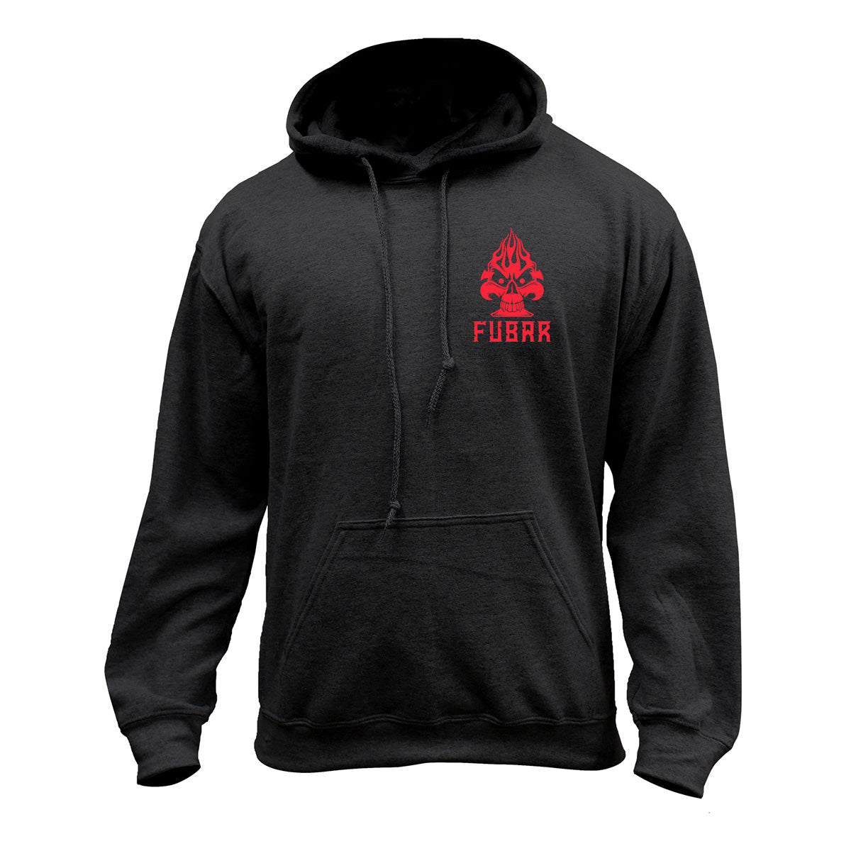 FUBAR Fiery Skull Ace Pullover Hoodie Hoodie 37.831.BK.NR