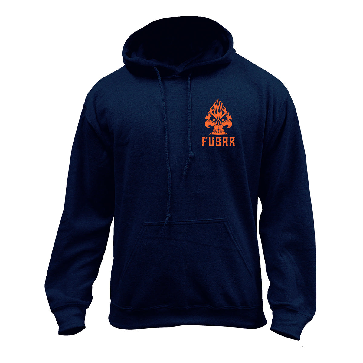 FUBAR Fiery Skull Ace Pullover Hoodie Hoodie 37.831.NY.OR