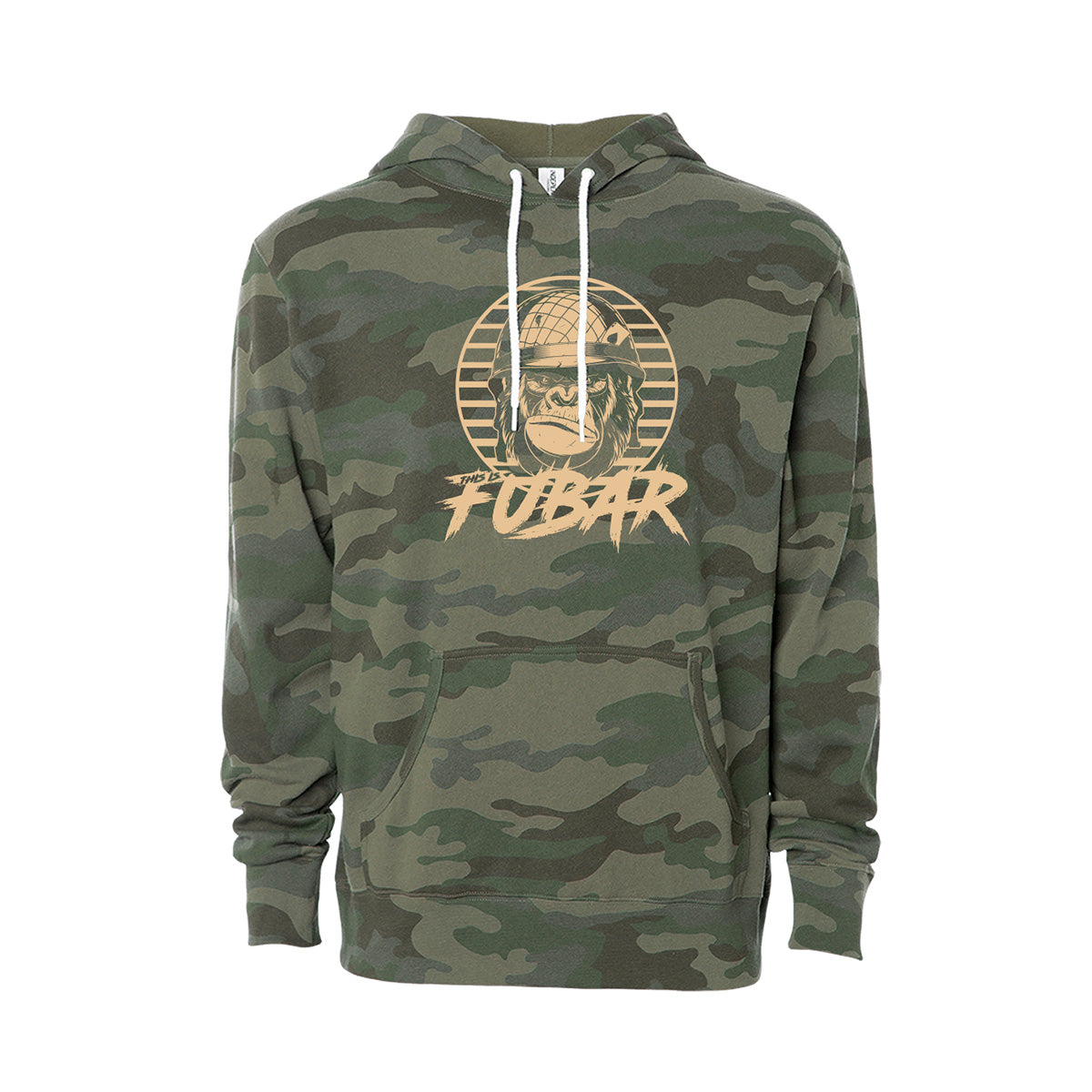 80's Gorilla This Is FUBAR Pullover Hoodie Hoodie 37.836.FC.TN