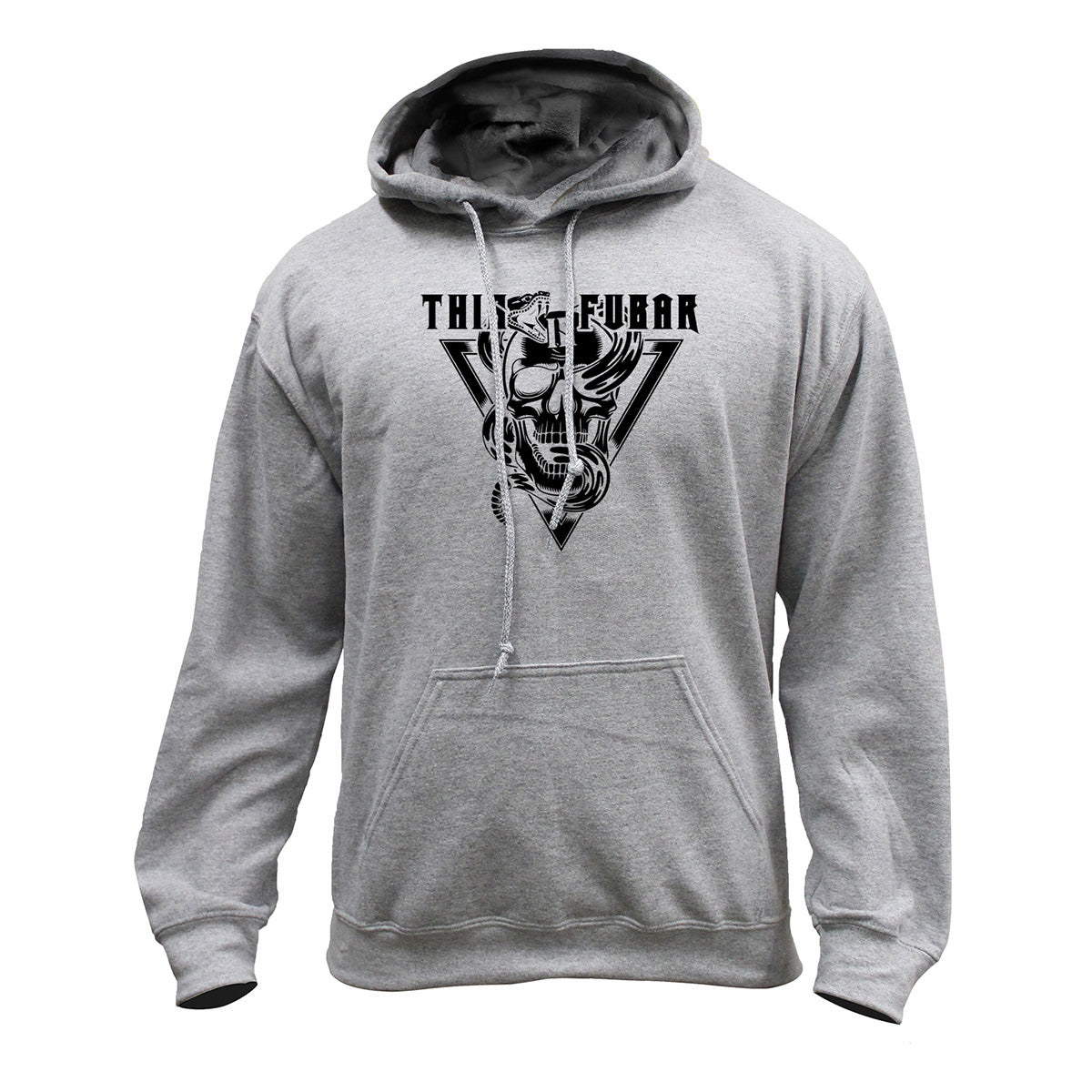 Snake and Skull FUBAR Pullover Hoodie Hoodie 37.841.HG.BK