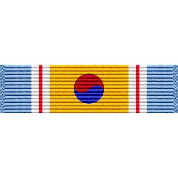 Republic of Korea War Service Medal Ribbon Ribbons 