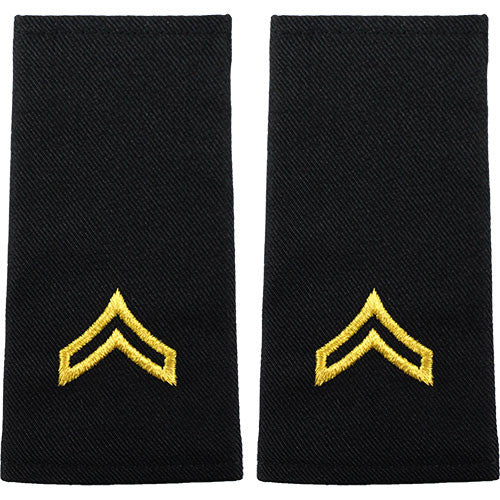 Army Epaulets - Enlisted and Officer - Large Size Rank 6533 CPL-EL