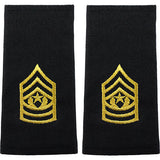 Army Epaulets - Enlisted and Officer - Large Size Rank 6540 CSM-EL