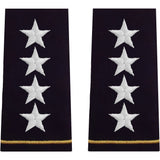 Army Epaulets - Enlisted and Officer - Large Size Rank 6573 GEN-EL