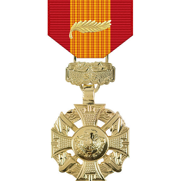 Republic of Vietnam Gallantry Cross Anodized Medal w/ Palm Military Medals 