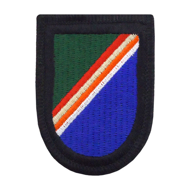 75th Ranger Regiment Headquarters Beret Flash Patches and Service Stripes 