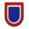 82nd Airborne Division Headquarters Beret Flash Patches and Service Stripes 