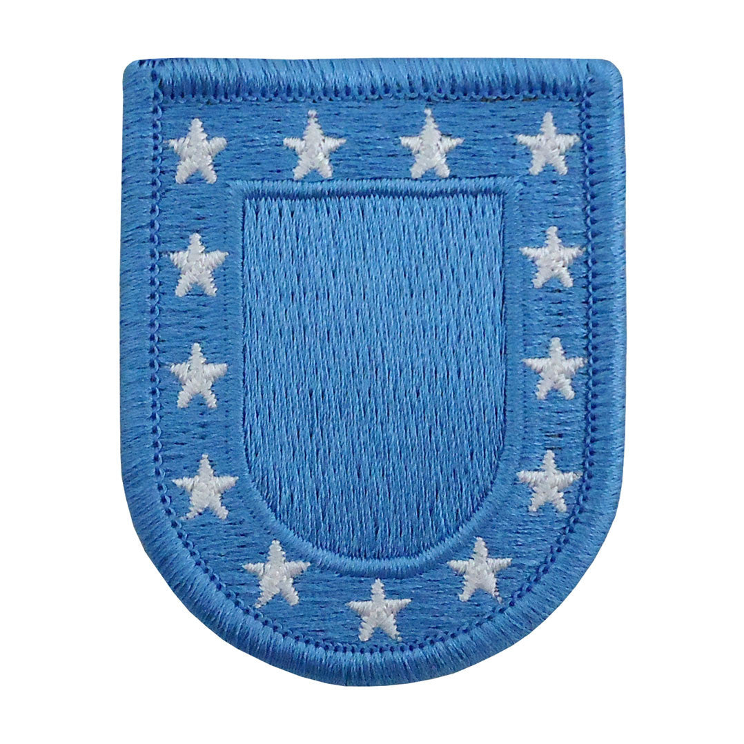 Standard U.S. Army Blue Beret Flash Patches and Service Stripes 