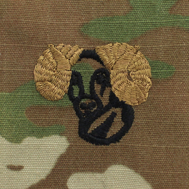 Army Rams Head OCP Sew On Badge Badges 