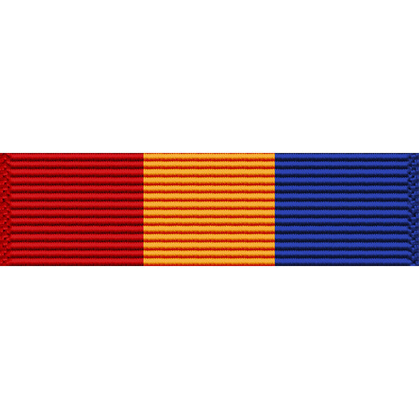 Texas National Guard Faithful Service Medal Ribbon Ribbons 