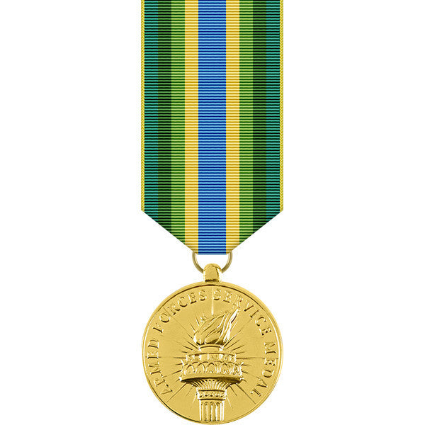 Armed Forces Service Anodized Miniature Medal Military Medals 