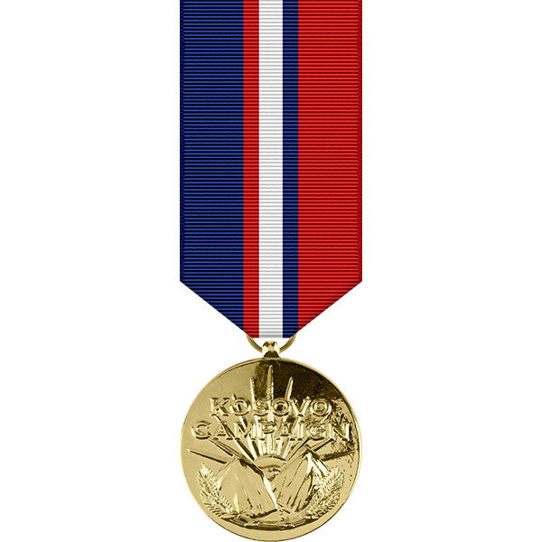 Kosovo Campaign Anodized Miniature Medal Military Medals 