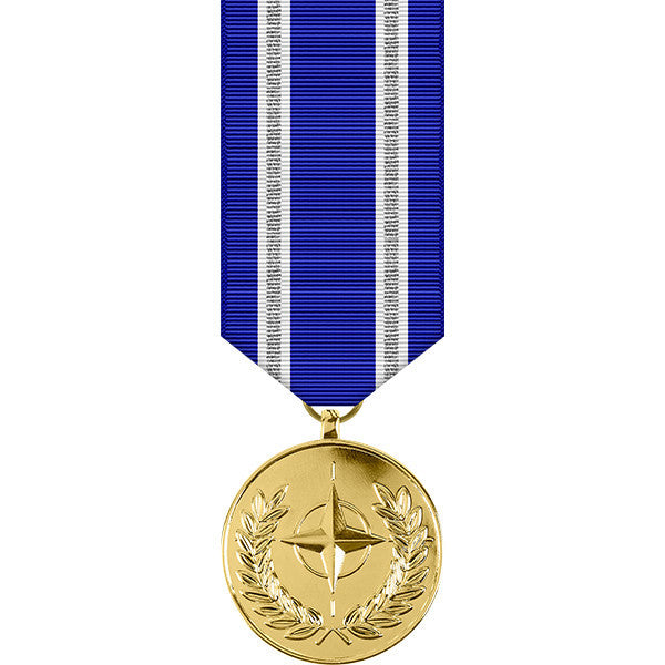 NATO ISAF (International Security Assistance Force) Anodized Miniature Medal Military Medals 