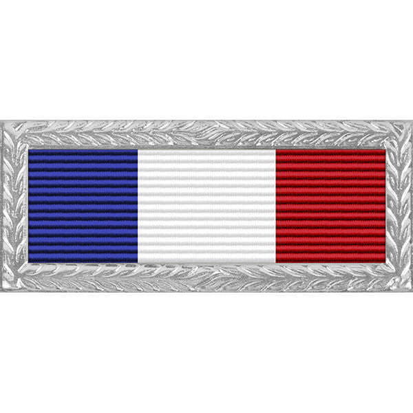 North Carolina National Guard Governor's Unit Citation - Thin Ribbon (with Silver Frame) Ribbons 