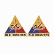 1st Armored Division Unit Crest (Old Ironsides) Army Unit Crests 