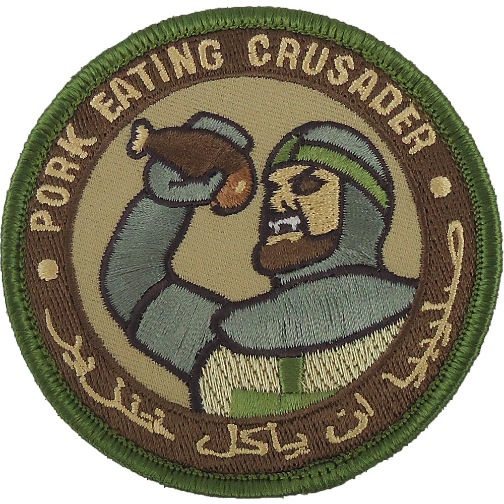 Pork Eating Crusader MultiCam (OCP) Patch Morale Patches 80335