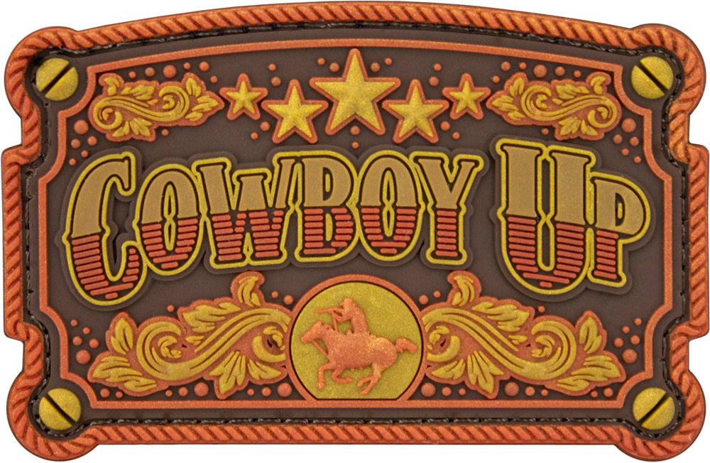 Cowboy Up PVC Patch Morale Patches 