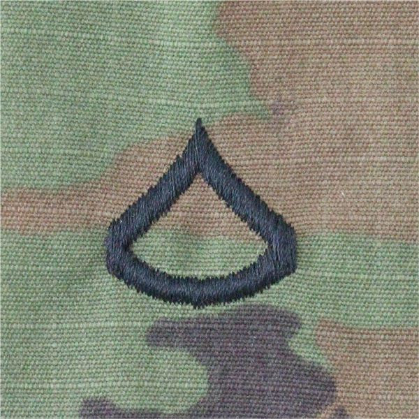 Army OCP Sew-On Patrol Cap Rank - Officer and Enlisted Rank 80037