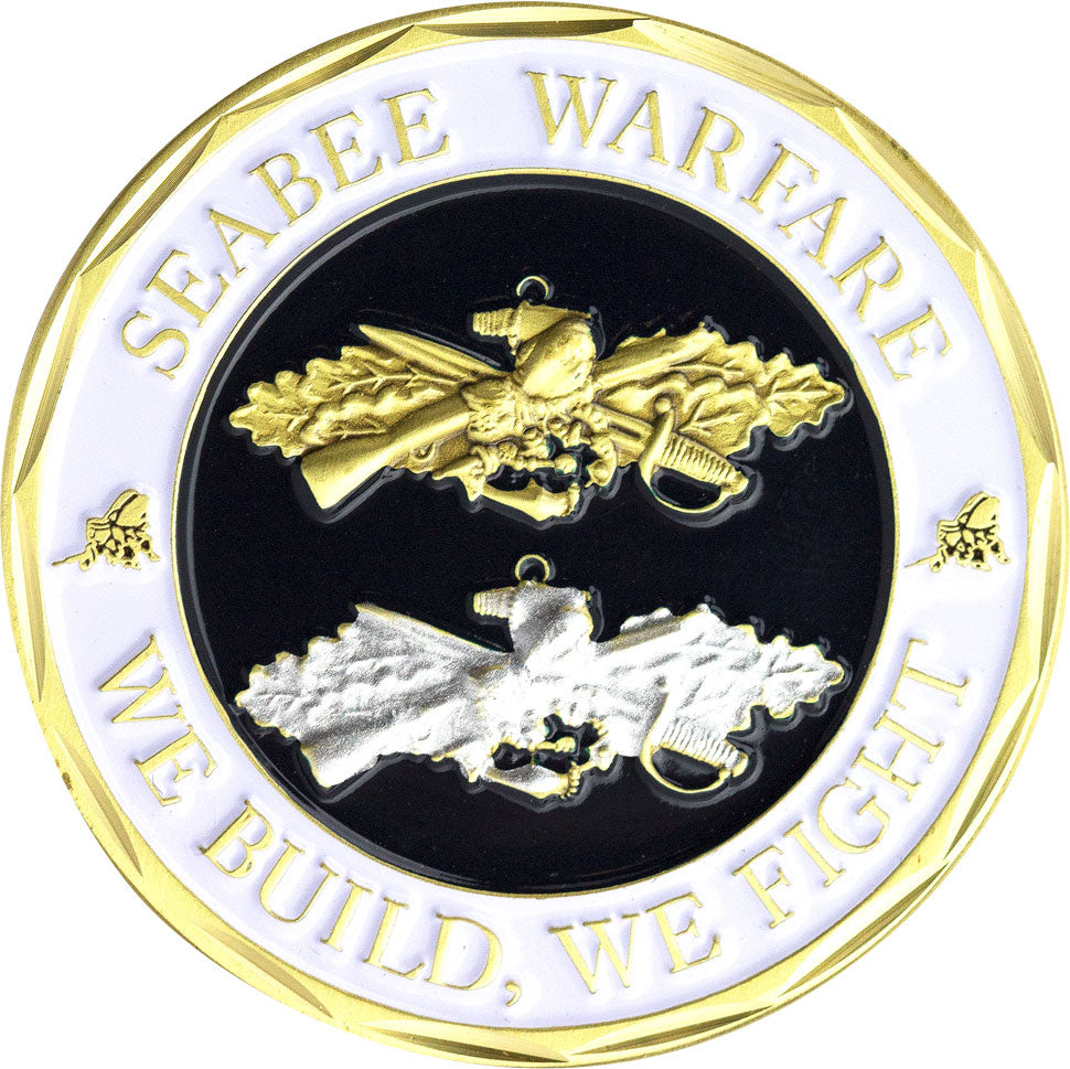 U.S. Navy Seabee Warfare Coin USAMM