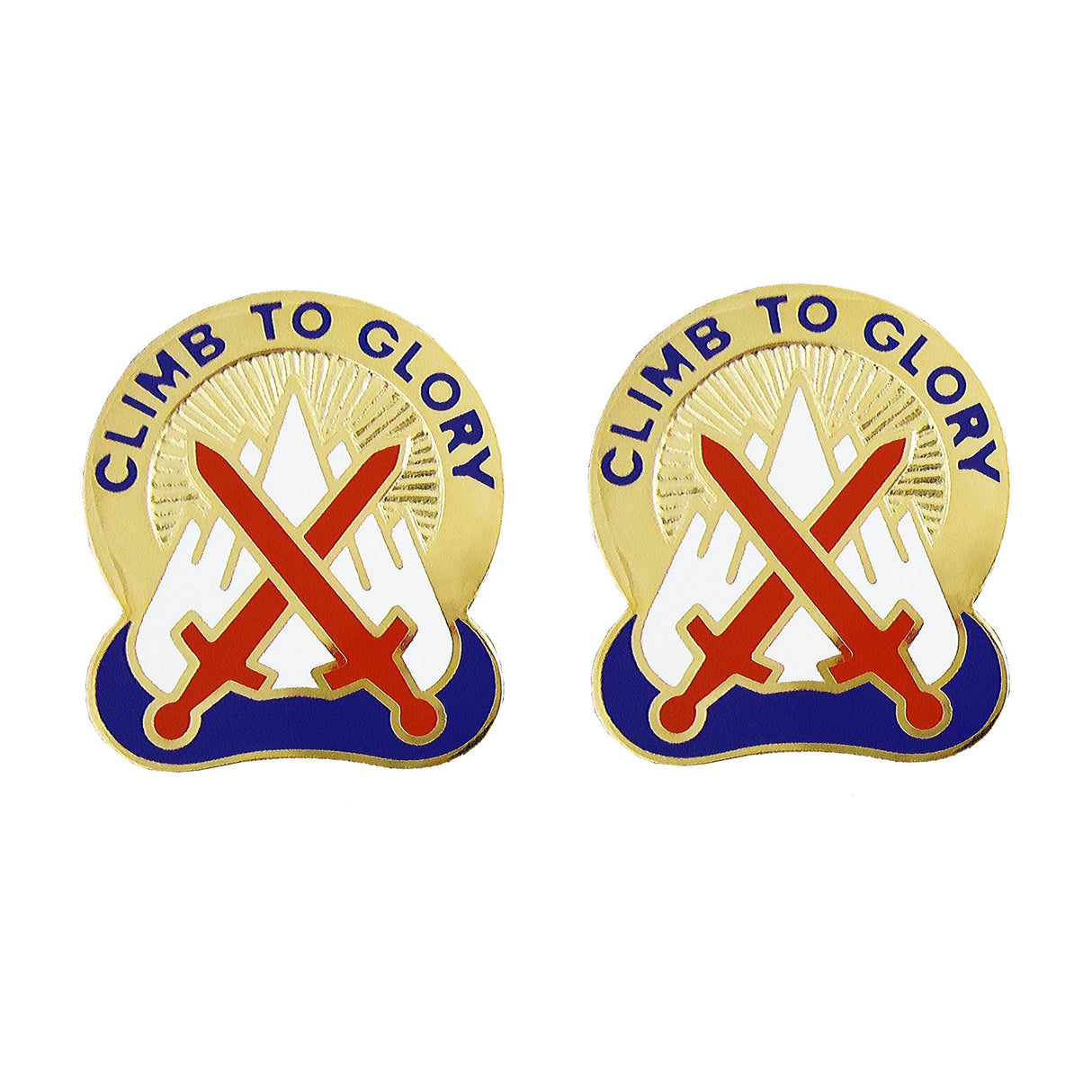 10th Mountain Division Unit Crest (Climb to Glory) Army Unit Crests 